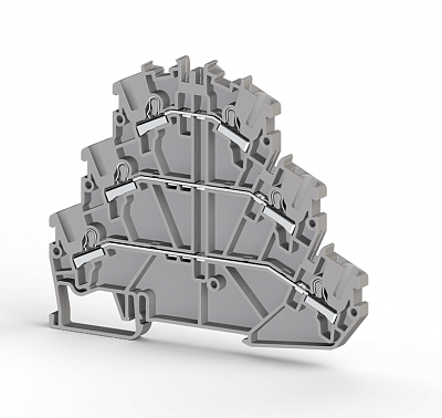 307 550, Клеммник 3-х ярусный пружинный быстрозажимной (Push in), 2,5 мм.кв. со внутренней перемычкой (бежевый), PYK 2,5-3FK | код 0.0.0.3.07550 | KLEMSAN 307 550, Клеммник 3-х ярусный пружинный быстрозажимной (Push in), 2,5 мм.кв. со внутренней перемычкой (бежевый), PYK 2,5-3FK | код 0.0.0.3.07550 | KLEMSAN