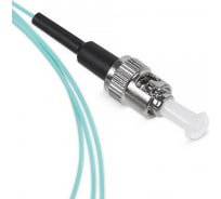 Патч-корд оптический LANMASTER, симплексный, ST/PC-ST/PC, OM3, LSZH, 20 м | код LAN-ST-ST/OM3-20 | LANMASTER