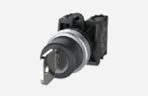 TS2020-2AC60 Модуль переключателя TS2, с ключом и метал.кольцом, 2-позиц., фиксируемый, черн, шт | код TS2020-2AC60 | SUPU