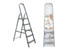 Стремянка стальная ССт-5, 5 ступеней с цинковым покрытием, стальной профиль, h=1050 мм, Народная | код SQ1028-0112 | TDM НАРОДНЫЙ