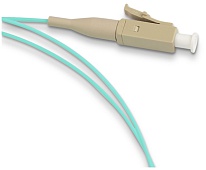 Hyperline FPT-B9-503-LC/PR-1.5M-LSZH-AQ Пигтейл волоконно-оптический MM 50/125(OM3), LC, 1.5 м, LSZH | код 250922 | Hyperline