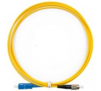 Патч-корд оптический TWT, PVC, симплексный, SC/UPC-FC/UPC, SM OS2, 1.0 м | код TWT-SC-FC/SU-1.0 | TWT