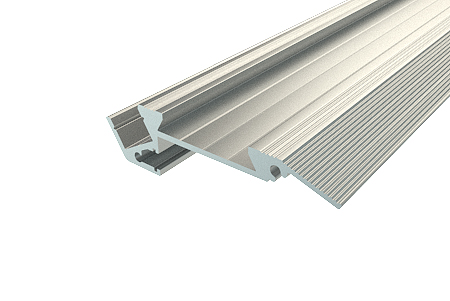 Профиль алюминиевый для ступеней без резиновой вставки 67х18 мм 2 м (заказывать отдельно рассеиватель 146-250) REXANT | код 146-243 | REXANT Профиль алюминиевый для ступеней без резиновой вставки 67х18 мм 2 м (заказывать отдельно рассеиватель 146-250) REXANT | код 146-243 | REXANT