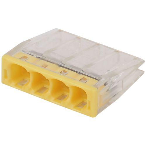 Клемма строительно-монтажная СМК компактная 204 NO-224-30 4-проводная 0.5-2.5кв.мм (уп.4шт) Эра Б0043948 Клемма строительно-монтажная СМК компактная 204 NO-224-30 4-проводная 0.5-2.5кв.мм (уп.4шт) Эра Б0043948