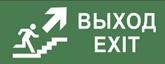 Пиктограмма ДСО-IP65-Н Выход - лестница наверх | код 60577DEK | DEKraft