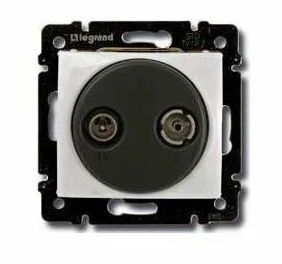 Розетка Valena TV-FM оконечная 10дБ, слоновая кость | код 695620 | Legrand