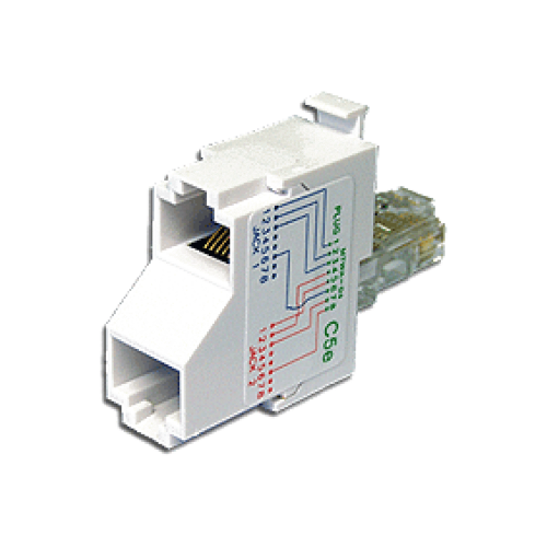 T-адаптер, 2 компьютерных порта | код TWT-T-E2-E2 | TWT T-адаптер, 2 компьютерных порта | код TWT-T-E2-E2 | TWT