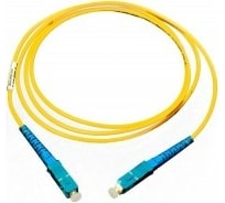 Оптический патч-корд NM симлексный SC/UPC-SC/UPC, SM G.652D, 3.0 мм, желтый, 2.0 м | код NM-SC-SC/SU-2.0 | NEWMAX
