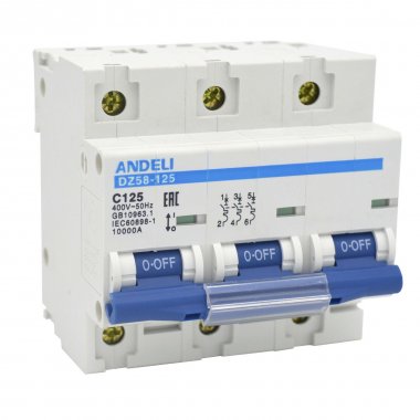 Автоматический выключатель DZ58-125 3P 80A 6KA х-ка (8-12In) (ANDELI) | код ADL01-640 | ANDELI Автоматический выключатель DZ58-125 3P 80A 6KA х-ка (8-12In) (ANDELI) | код ADL01-640 | ANDELI