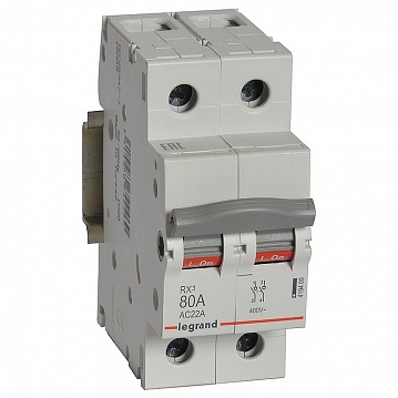 RX3 Выключатель-разъединитель 80А 2П | код. 419409 | Legrand RX3 Выключатель-разъединитель 80А 2П | код. 419409 | Legrand