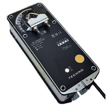 Электропривод воздушной заслонки с пружиной 10Nm, ON/OFF, 2SPDT, 230AC | код SC-10DF/230V | Techno