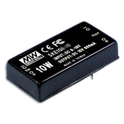 Источник питания DC-DC, 10Вт, вход 36…72В, стабил. выход 12В/84…840мА, изоляция 1000В DC, 50.8х25.4х11.27мм., -25С…+71С | код SKE10C-12 | MeanWell Источник питания DC-DC, 10Вт, вход 36…72В, стабил. выход 12В/84…840мА, изоляция 1000В DC, 50.8х25.4х11.27мм., -25С…+71С | код SKE10C-12 | MeanWell