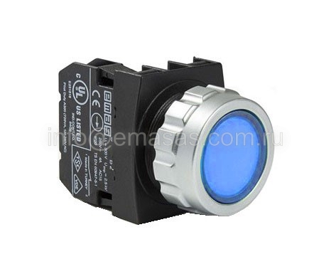 Кнопка нажимная серии H, установочный 30 мм. | код H102DM | EMAS Кнопка нажимная серии H, установочный 30 мм. | код H102DM | EMAS