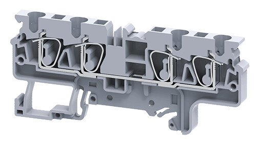 Клемма проходная CX4/4 /6x86,2mm, пружинная, 4 присоед., 4(max 6)mm2, 32A, 1000V, серая | код CX4/4 | Connectwell Клемма проходная CX4/4 /6x86,2mm, пружинная, 4 присоед., 4(max 6)mm2, 32A, 1000V, серая | код CX4/4 | Connectwell