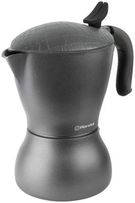 Гейзерная кофеварка 9 чашек Escurion Grey Induction Rondell RDA-1274 | код 2034134 | RONDELL Гейзерная кофеварка 9 чашек Escurion Grey Induction Rondell RDA-1274 | код 2034134 | RONDELL