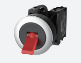 TS2020-0PL10 Модуль тумблера TS2, утопленный с метал.кольцом, мгновен.действие, крас., шт | код TS2020-0PL10 | SUPU