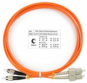 Cabeus FOP-62-SC-FC-25m Шнур оптический duplex SC-FC 62,5/125 mm 25м LSZH | код 8436c | Cabeus Cabeus FOP-62-SC-FC-25m Шнур оптический duplex SC-FC 62,5/125 mm 25м LSZH | код 8436c | Cabeus