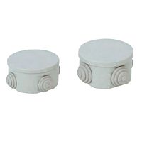 Корпус распаячной коробки O85x45мм, кабельный ввод, пластик | код CP1037 | CETINKAYA PANO