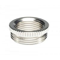 Резьбовой переходник, наружная резьба M25x1,5, внутренняя резьба M20x1,5, латунь, тип покрытия: никель | код 05.507.9121.0 | Wieland