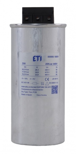 Конденсаторная батарея LPC-DW_440V 15 kVAr | код 004656861 | ETI