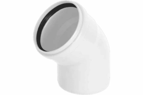 Отвод НПВХ 50 мм 45 градусов ВК | код 2391058 | Хемкор Отвод НПВХ 50 мм 45 градусов ВК | код 2391058 | Хемкор
