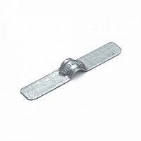 Скоба металлическая двухлапковая СМД d6-7 мм для монтажного пистолета (без отверстий) (100шт/4000шт уп/кор) Промрукав | код PR13.1975 | ПРОМРУКАВ