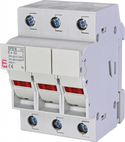 Разъединитель EFD 8 LED 3p (с адаптером) | код 002520314 | ETI Разъединитель EFD 8 LED 3p (с адаптером) | код 002520314 | ETI