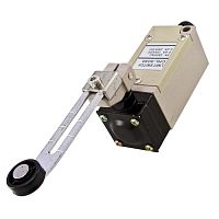 Выключатель путевой с поворотным регулируемым рычажным роликом RUICHI HL-5030, NO-NC (4P), IP65, 5 А, 250 В, 25 мОм, корпус металлический, крышка корпуса пластиковая | код 76525 | Ruichi