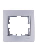 Рамка 1-м Karina горизонт. матов. серебр. | код 707-4300-146 | LEZARD