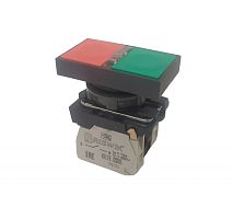 Выключатель Briswik КМЕ 8122м -Л 24В зел-красн IP40 УХЛ3 10А 2но+2нз | код aB-GB-0Ai-3643 | Briswik