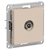 ATLASDESIGN TV РОЗЕТКА проходная 4DB, механизм, ПЕСОЧНЫЙ | код ATN001292 | Systeme Electric