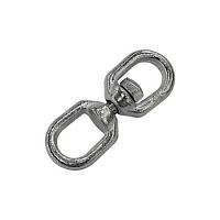Вертлюг петля-петля оцинкованная 6мм (1 шт) - ярлык Tech-Krep | код 112752 | Tech-KREP