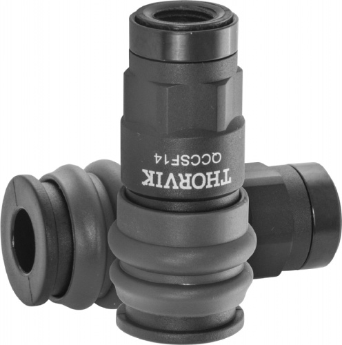 QCCSF14 Муфта БРС европейского типа с внутренней резьбовой частью BSPT 1/4 | код QCCSF14 | Thorvik