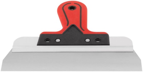 Шпатель фасадный Профи, нержавеющая сталь, прорезиненная ручка 250 мм | код 6423 | FIT фото 4