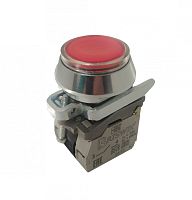 Выключатель Briswik КЕ 172/3м -ЛС 24В красный 2но+2нз цилиндр с подсветкой IP66 УХЛ2 10А | код aT-EB-6Ai-3243 | Briswik