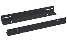 Cabeus JH05-06-100KG-BK Направляющие в шкаф глубиной 600мм для установки серверного оборудования, пара, усиленные до 100кг, цвет черный (RAL 9004) | код 8634c | Cabeus