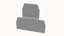 D-PCKK2.5-01P-11-00Z(H) Заглушка торцевая, для клеммных блоков PCKK2.5-01P-11-00AH, серый изол. | код 11060000007 | DEGSON