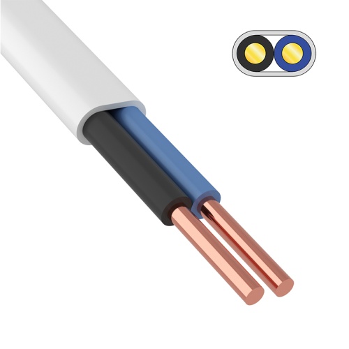 Провод ПБВВ/ПУСП 2x1,5 мм кв 100 м ГОСТ 26445-85, ТУ 3551-021-38229892-2017 | код 01-8351-2 | REXANT