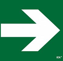 Этикетка самокл. 310х280мм Направляющая стрелка IEK | код LPC10-1-31-28-STR | IEK