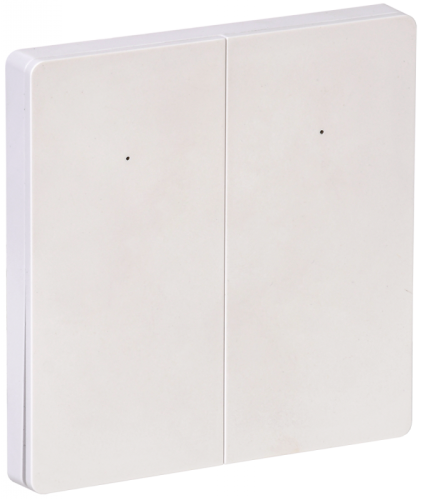 iTEQ SMART-выключатель 2-клавишный 16А без нейтрального проводника с поддержкой протокола ZigBee белый ONI | код IT-SM2ZI-K01 | ONI