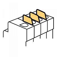 Фальш-модуль - для модульных аппаратов DX3 - 0,5 модуля | код. 406307 | Legrand 