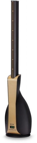 Вентилятор напольный Vitek VT-2075 30Вт скоростей:12 ПДУ черный/золотистый | код 2035124 | VITEK