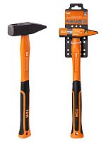 Молоток слесарный, 500 гр, кованый, с усилен. прорезиненной фиберглассовой рукояткой Алмаз TDM | код SQ1036-0113 | TDM