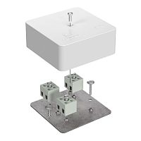 Коробка огнестойкая для кабель-канала 40-0450-FR2.5-6 Е15-Е120 RAL9003 75х75х30 (87 шт/кор) Промрукав | код 40-0450-FR2.5-6 | ПРОМРУКАВ