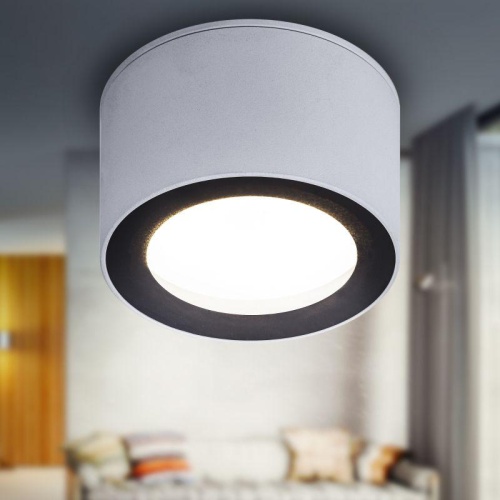 Светильник OL28 WH/BK под лампу GX53 IP44 настенно-потолочный спот черн./бел. | код Б0055581 | Эра Светильник OL28 WH/BK под лампу GX53 IP44 настенно-потолочный спот черн./бел. | код Б0055581 | Эра