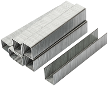 Скобы для степлера закаленные 11.3 мм х 0.7 мм, (узкие тип 53) 14 мм, 1000 шт | код 31365 | FIT