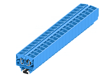 254394 Клемма TB 2-2 проходная на малую DIN-рейку SP15, фронт.подключение, сеч. 2.5мм2, син., шт | код 254394 | SUPU