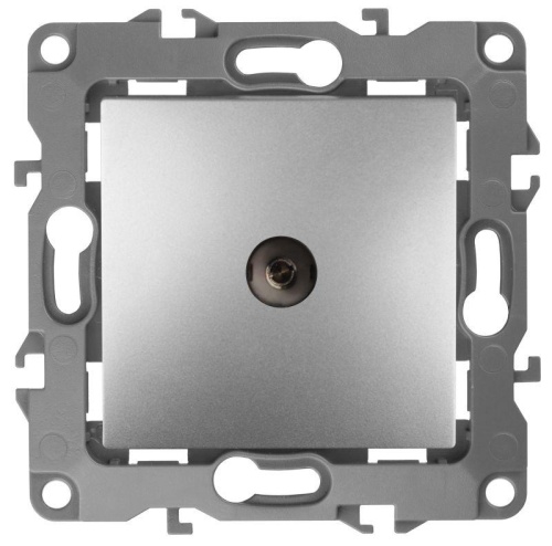 Розетка TV 1мод. 12-3101-03 алюм. | код Б0014707 | Эра Розетка TV 1мод. 12-3101-03 алюм. | код Б0014707 | Эра