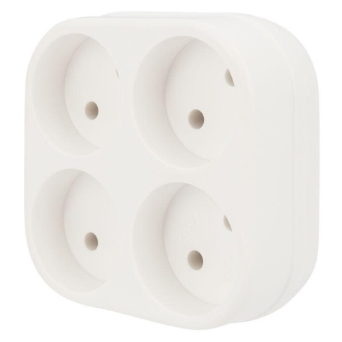 Разветвитель 4-м без заземл. 6-10А бел. | код 11-1072 | Rexant Разветвитель 4-м без заземл. 6-10А бел. | код 11-1072 | Rexant