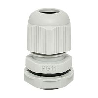 Сальник PG11 IP54 (20 шт) d отв, 19 мм / d провод, 5-10 мм PROxima | код plc-pg-11-r | EKF